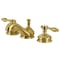 Kingston Brass KS1167TAL 8" Widespread Bathroom Faucet, Brushed Brass KS1167TAL - alternate 1